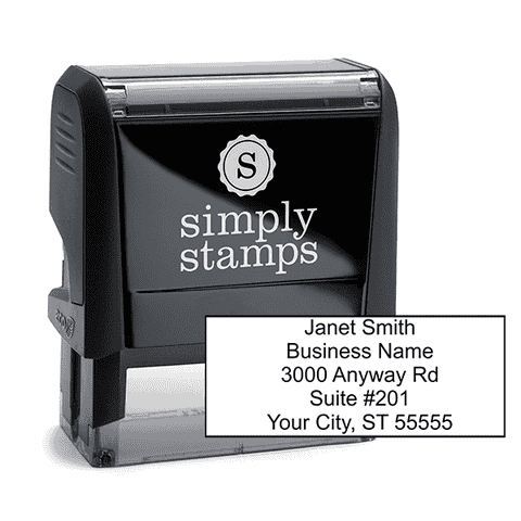 5 Line Address Stamp
