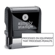 Processed On Equipment Custom Stamp