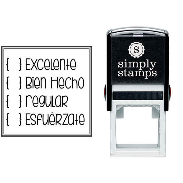 Spanish Teacher Grading Stamp Body and Design