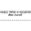 Sign and Return French Teacher Stamp