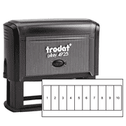 Tall Rectangles for Card Loyalty Stamp