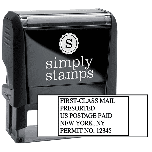 Pre-Sorted First Class Postage Paid Permit Stamp