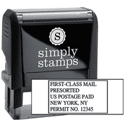 Pre-Sorted First Class Postage Paid Permit Stamp