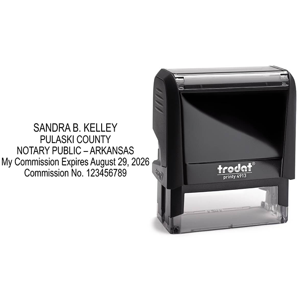 Arkansas Notary Rectangle Stamp Simply Stamps