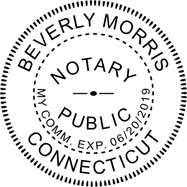 Connecticut State Embosser Notary Seal