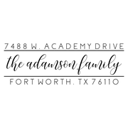 Adamson Dainty Script Address Stamp