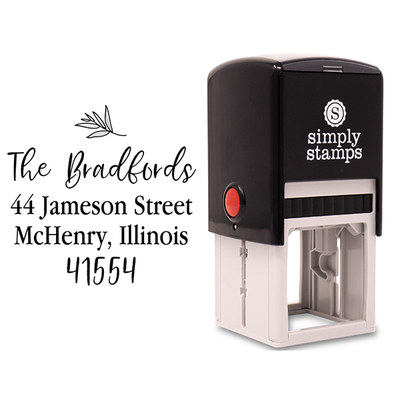 Olive Branch Address Stamp - alternate view