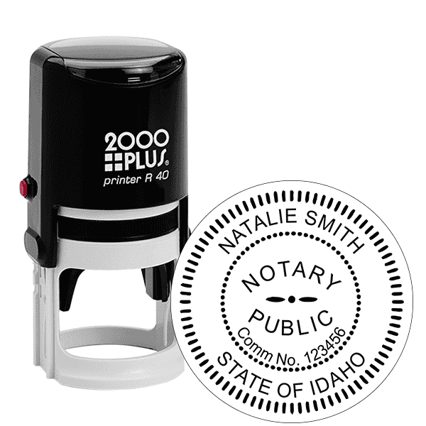 Idaho Notary Round Stamp