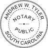 South Carolina Notary Round Stamp