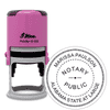 Alabama Notary Pink Stamp - Round