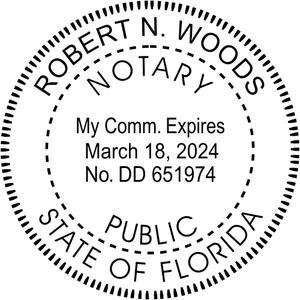 Florida Notary Seal Stamp