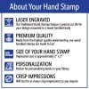 About Your Hand Stamp