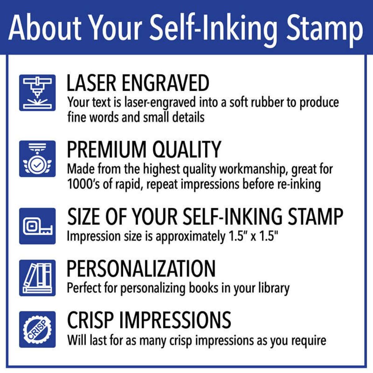 About Your Self-Inking Stamp