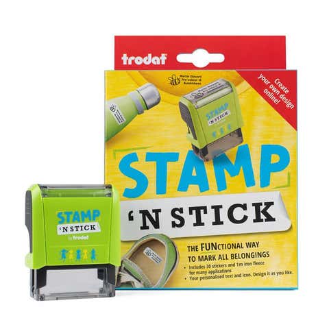 Stamp 'n Stick Clothing Stamp Kit – Labeler