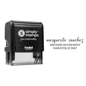 Sanchez Handwritten Address Stamp Body and Imprint