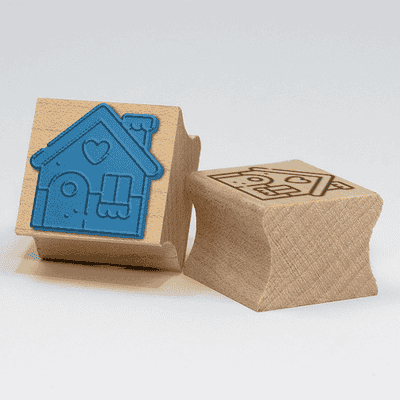 Gingerbread House Craft Stamp - alternate view