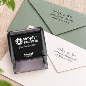 Sanchez Handwritten Address Stamp Imprint Examples on Envelopes