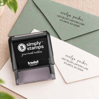 Sanchez Handwritten Address Stamp - alternate view