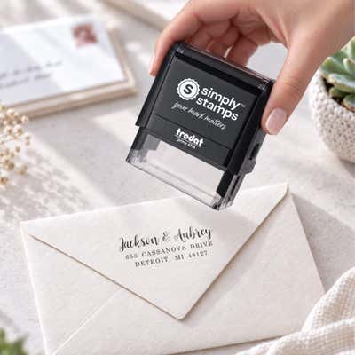 Armstrong Address Stamp - alternate view