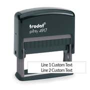 2 Line Custom Rubber Stamp