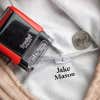 Visual Representation of Serif 2 Line Clothing Stamp Size on Clothing