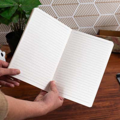 Kraft Lined Journal - alternate view