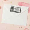 Sardine Tin Return Address Stamp – stamped impression lifestyle photo