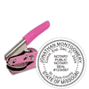 Missouri Notary Pink Seal Embosser - Round