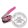 Virginia Notary Pink Seal Embosser - Round
