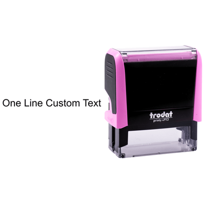 1 Line Pink Stamp - alternate view