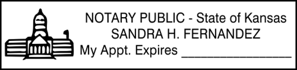 Kansas Notary Seal Stamp