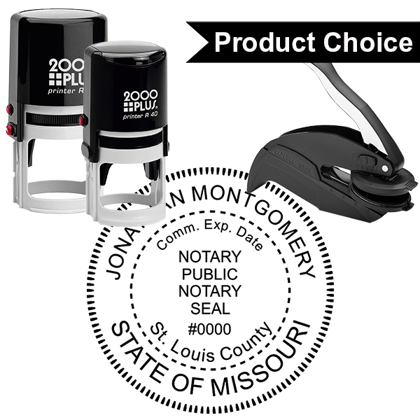 Missouri Notary Round Seal