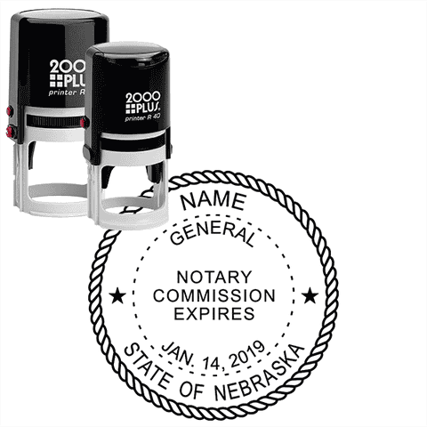 Nebraska Notary Round Seal