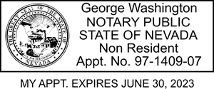 Nevada Notary Seal Stamp