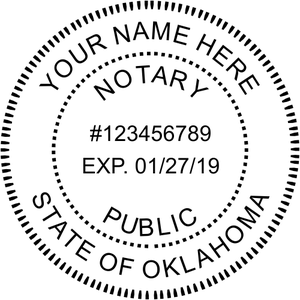 Oklahoma Official Notary Seal Embosser