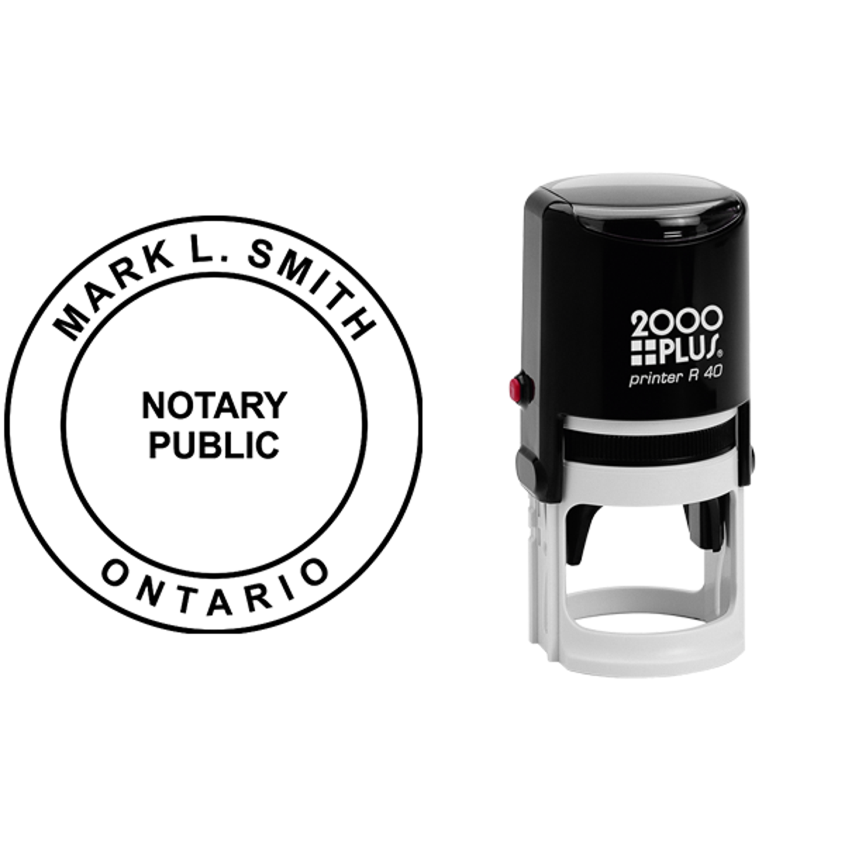 Ontario Notary Round Body and Design