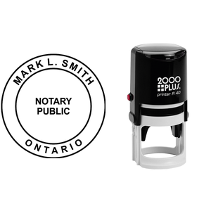 Ontario Notary Round Body and Design