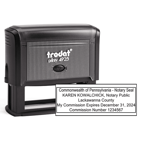 Official Pennsylvania Notary Public Seal Stamp