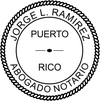 Puerto Rico Notary Seal Stamp