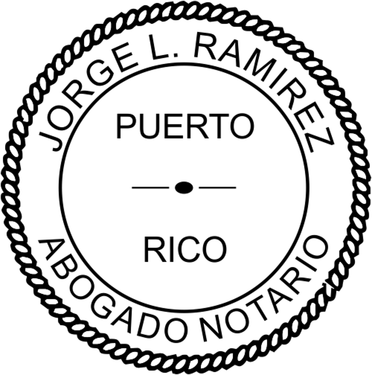 Puerto Rico Notary Seal Stamp