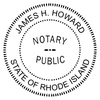 Rhode Island Notary Seal Stamp