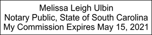 South Carolina Notary Seal Stamp