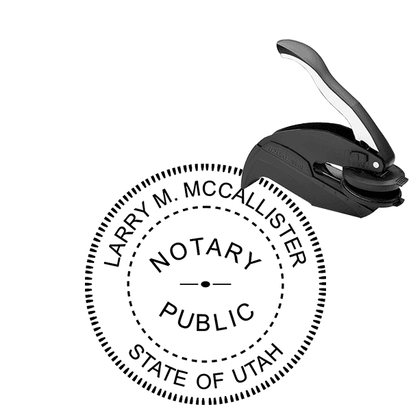 Utah Notary Round Seal