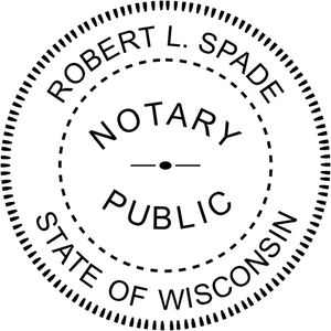 Wisconsin Notary Seal Stamp