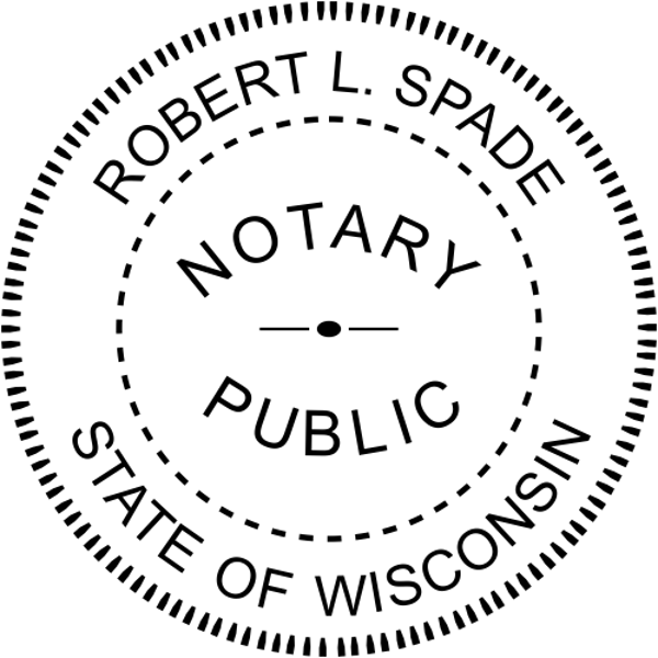 Wisconsin Notary Seal Stamp