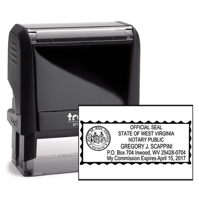 West Virginia Notary Rectangle