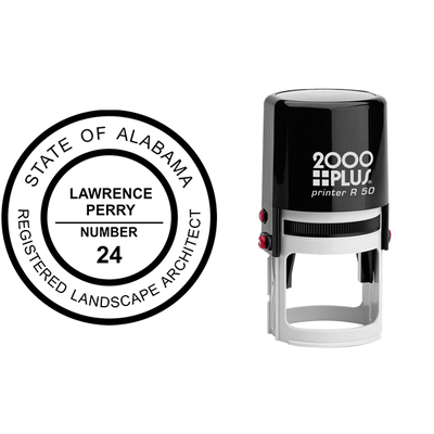 Alabama Landscape Architect Seal - alternate view