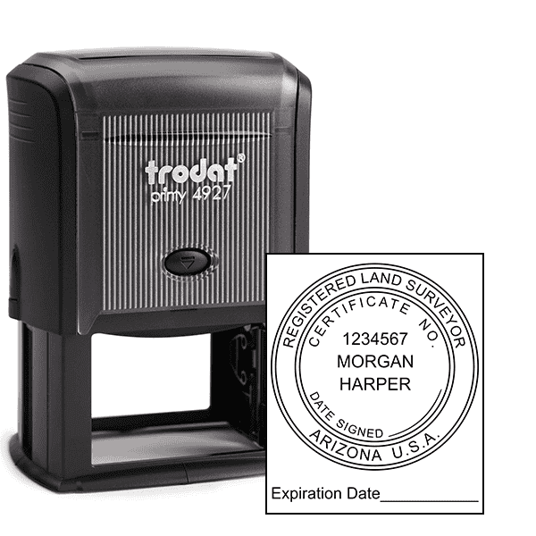 Arizona Land Surveyor with Expiration Seal
