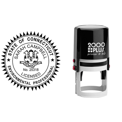 Connecticut Environmental Professional Seal - alternate view