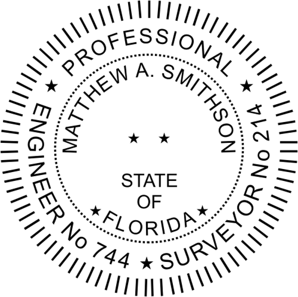 Florida Dual Engineer & Surveyor Seal